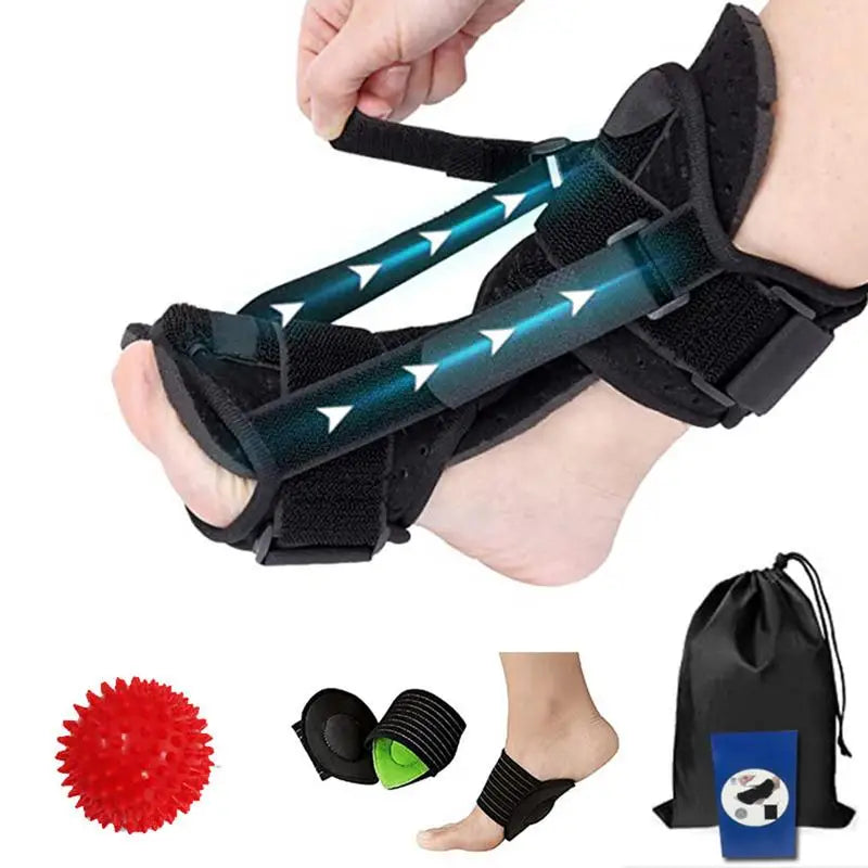 Adjustable Plantar Fasciitis Night Splint Foot Drop Orthosis Stabilizer