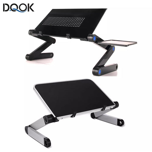 Adjustable Laptop Desk Stand For TV Bed Sofa PC Notebook Table With Mouse Pad