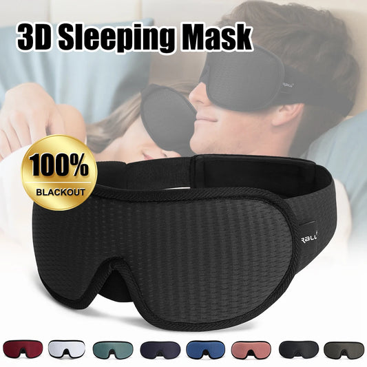 3D Sleeping Block Out Light Soft Padded Sleep Mask